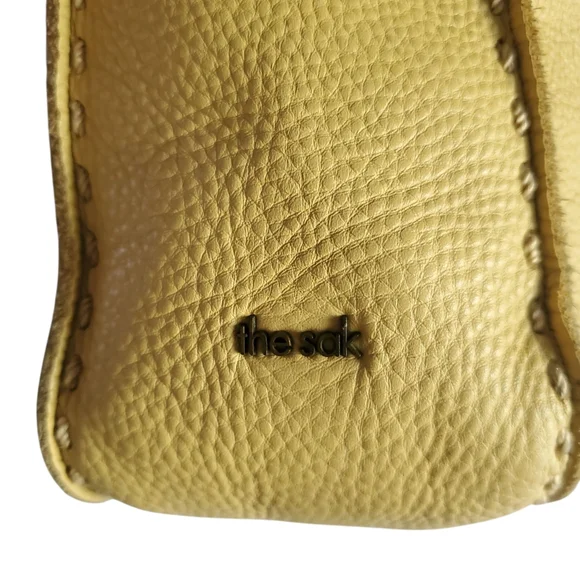 THE SAK Los Feliz Buttercup Pebbled Leather Crossbody|Shoulder Tote| Bag Purse - Picture 5 of 16